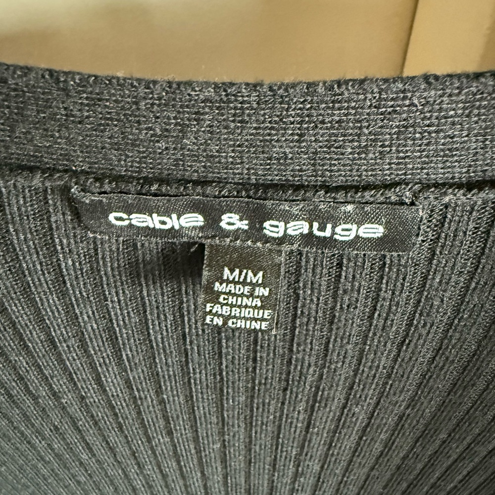Cable & Gauge Black Long Sleeve Dress - Picture 3 of 5